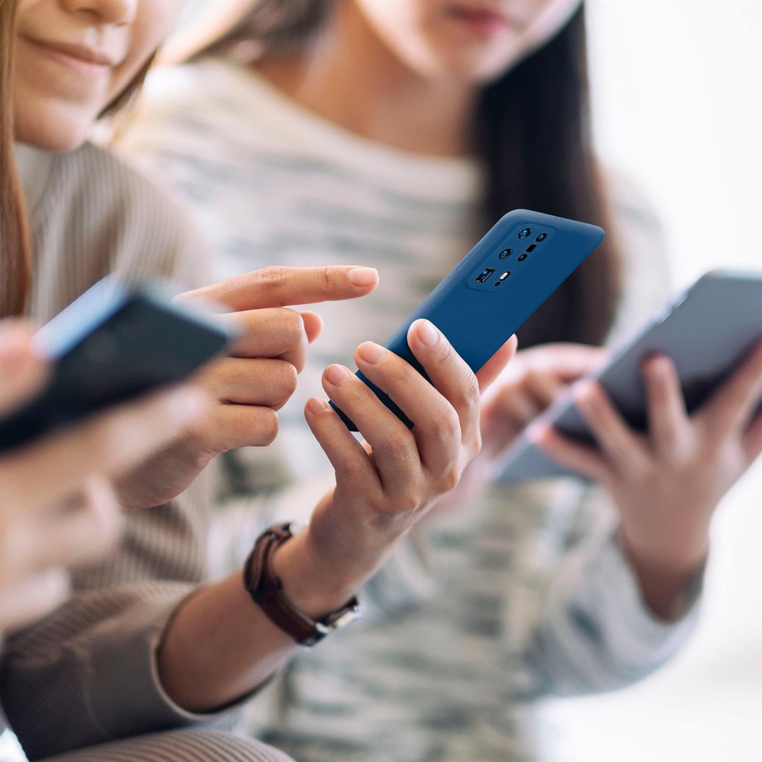 Soft Case für Huawei P40 Pro Plus in der Farbe Horizontblau (Blau)