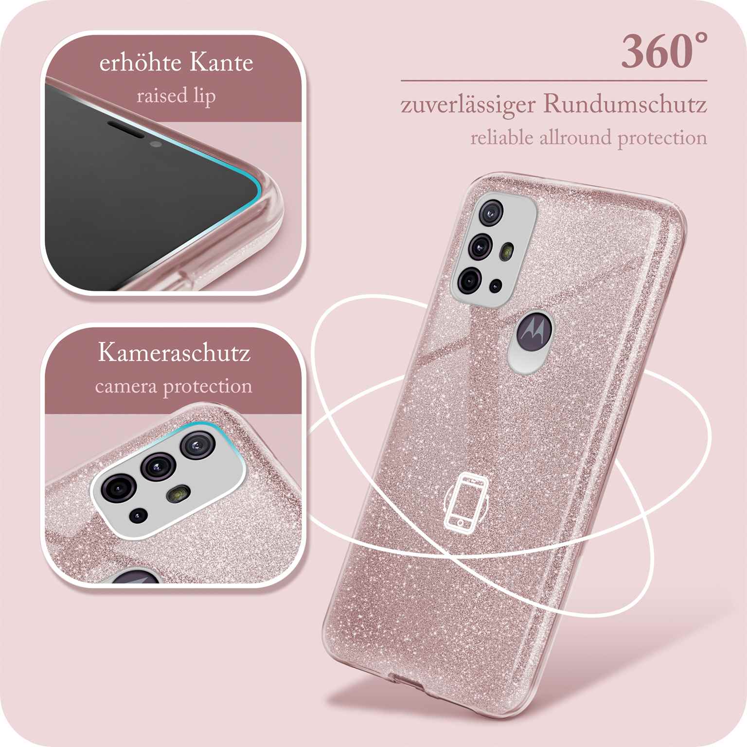 Glitter Case für Motorola Moto G10