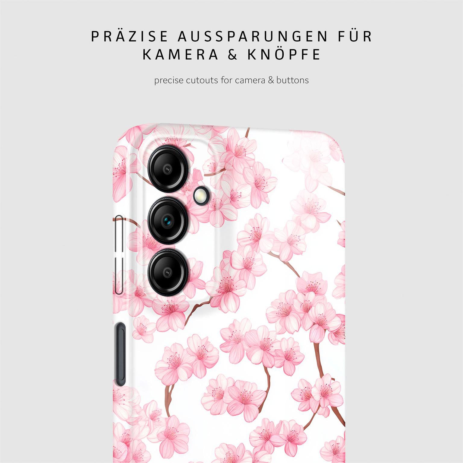 Flower Cover für Samsung Galaxy A14 (4G) in der Farbe Sakura Breeze (Rosa / Pink)