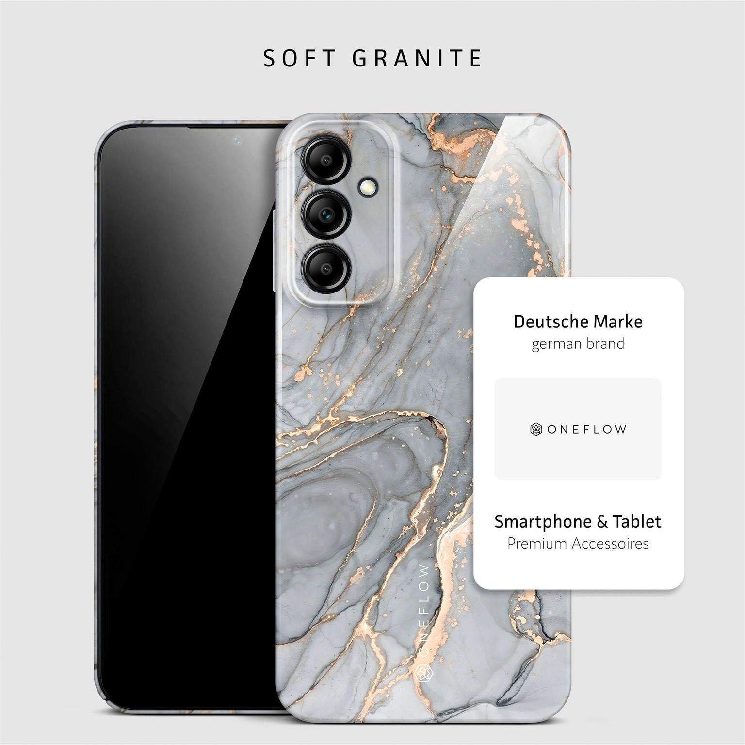 Bliss Cover für Samsung Galaxy A14 (4G) in der Farbe Soft Granite (Grau)