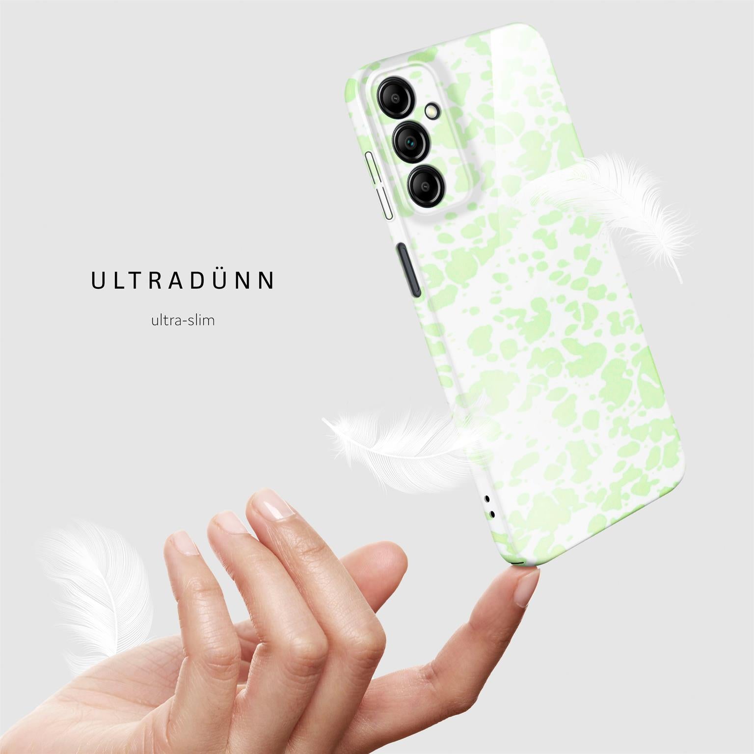Splash Case für Samsung Galaxy A14 5G in der Farbe Mint Mirage (Grün)