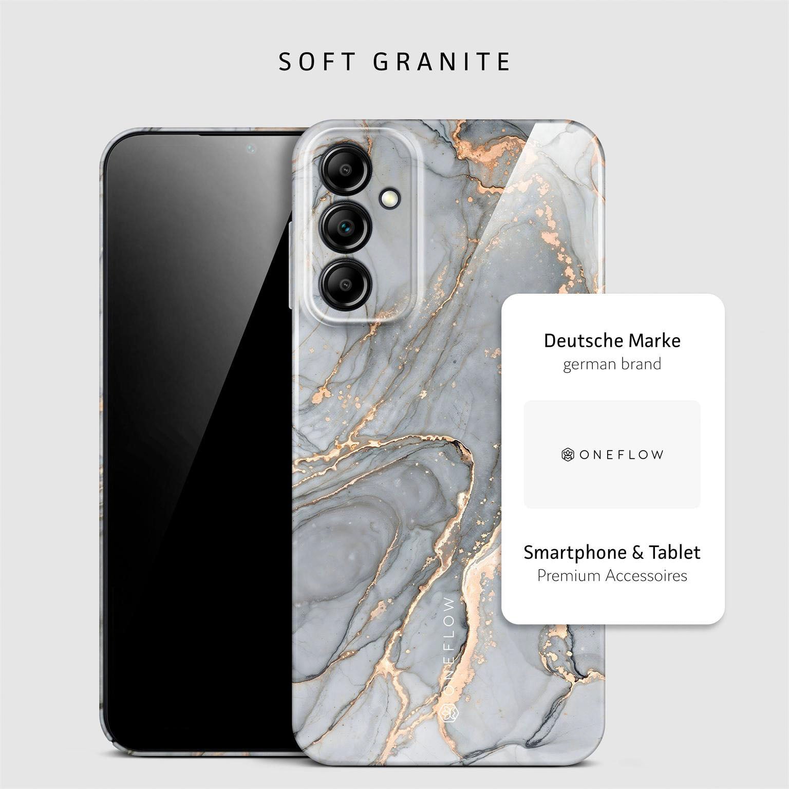 Bliss Cover für Samsung Galaxy A14 5G in der Farbe Soft Granite (Grau)