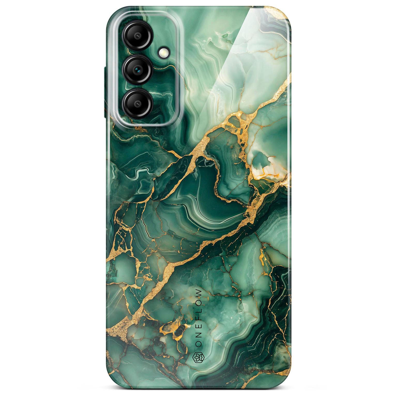 Bliss Cover für Samsung Galaxy A14 5G in der Farbe Emerald Flow (Grün)