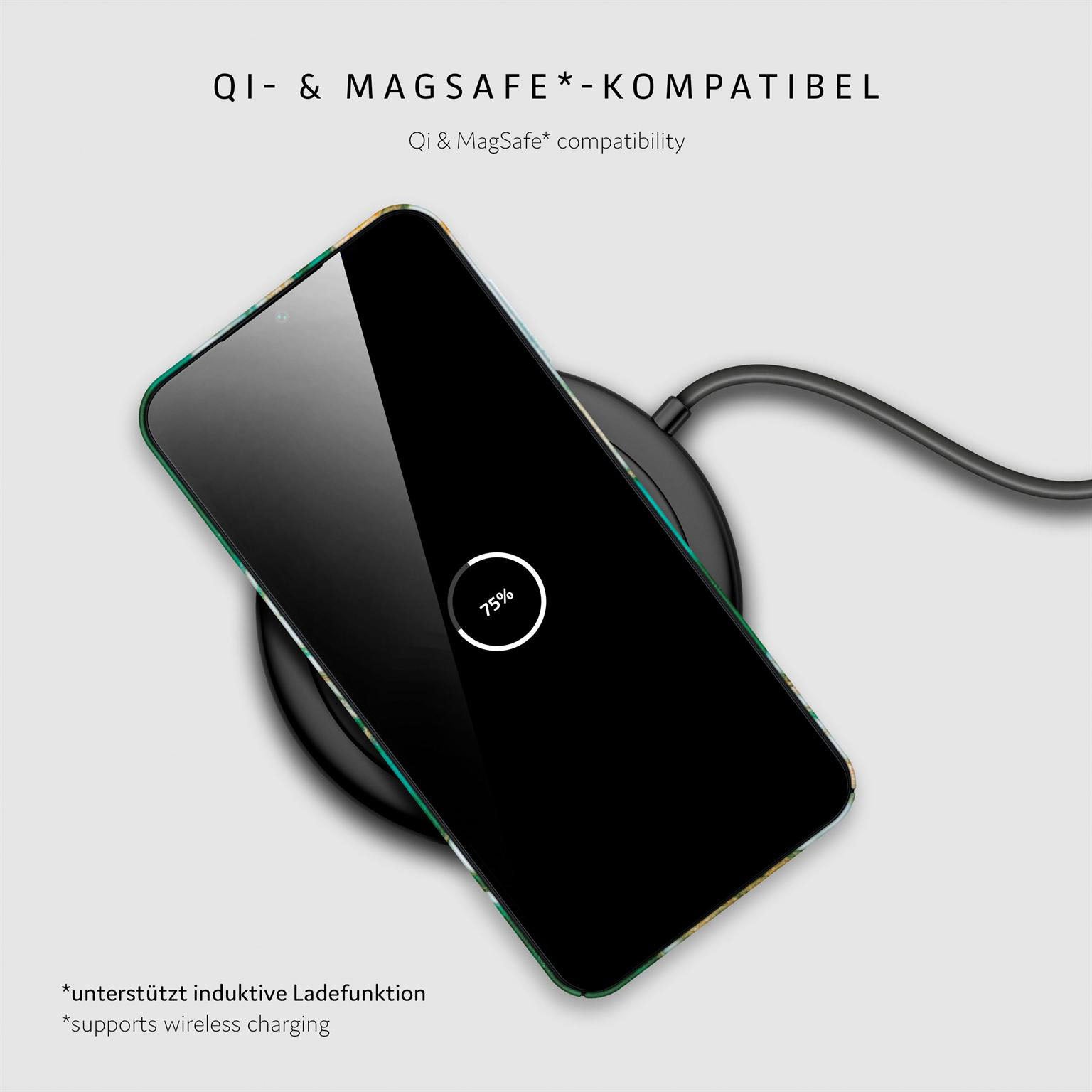 Bliss Cover für Samsung Galaxy A14 5G in der Farbe Emerald Flow (Grün)