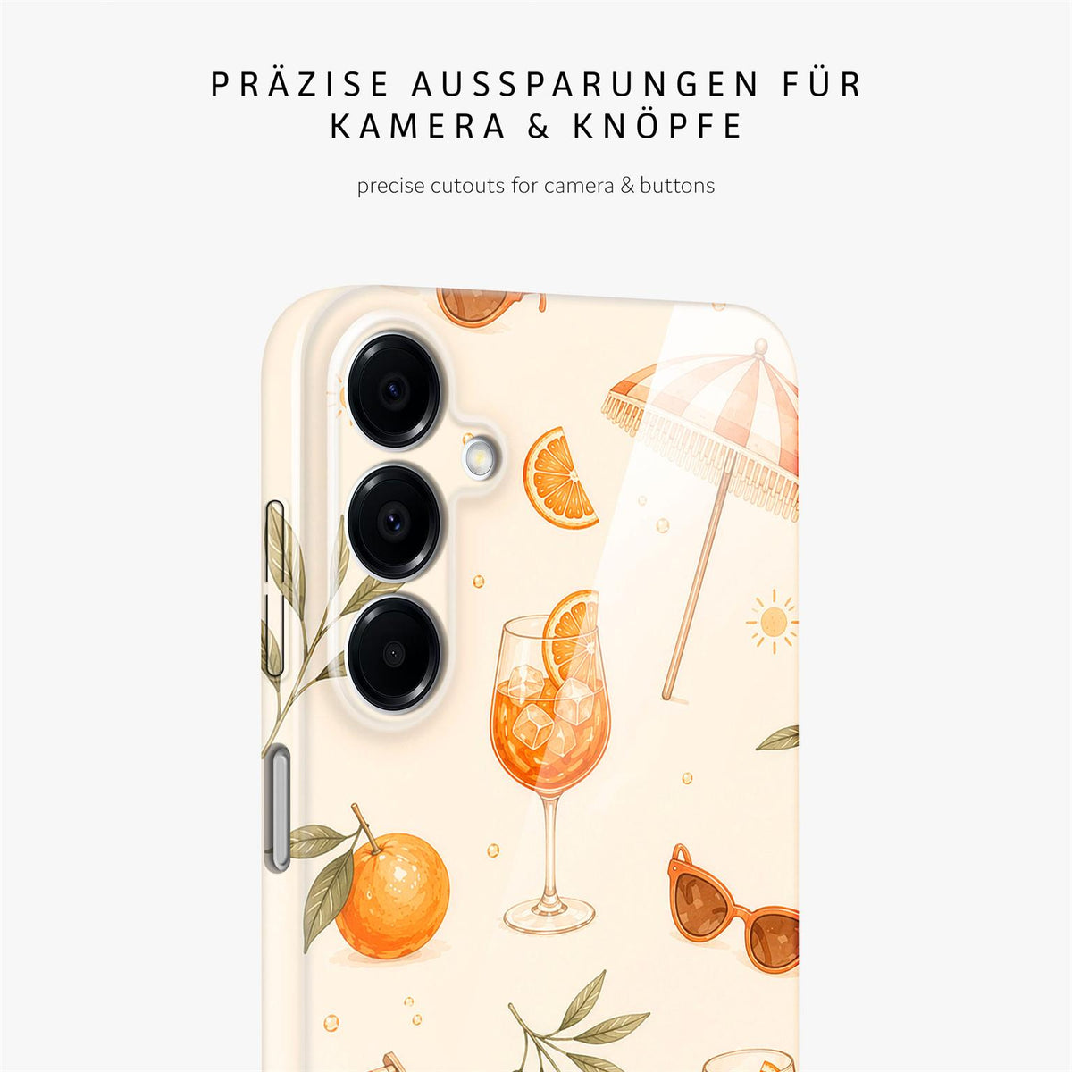 Splash Case für Samsung Galaxy A16 (4G) in der Farbe Spritz Society (Braun / Beige)