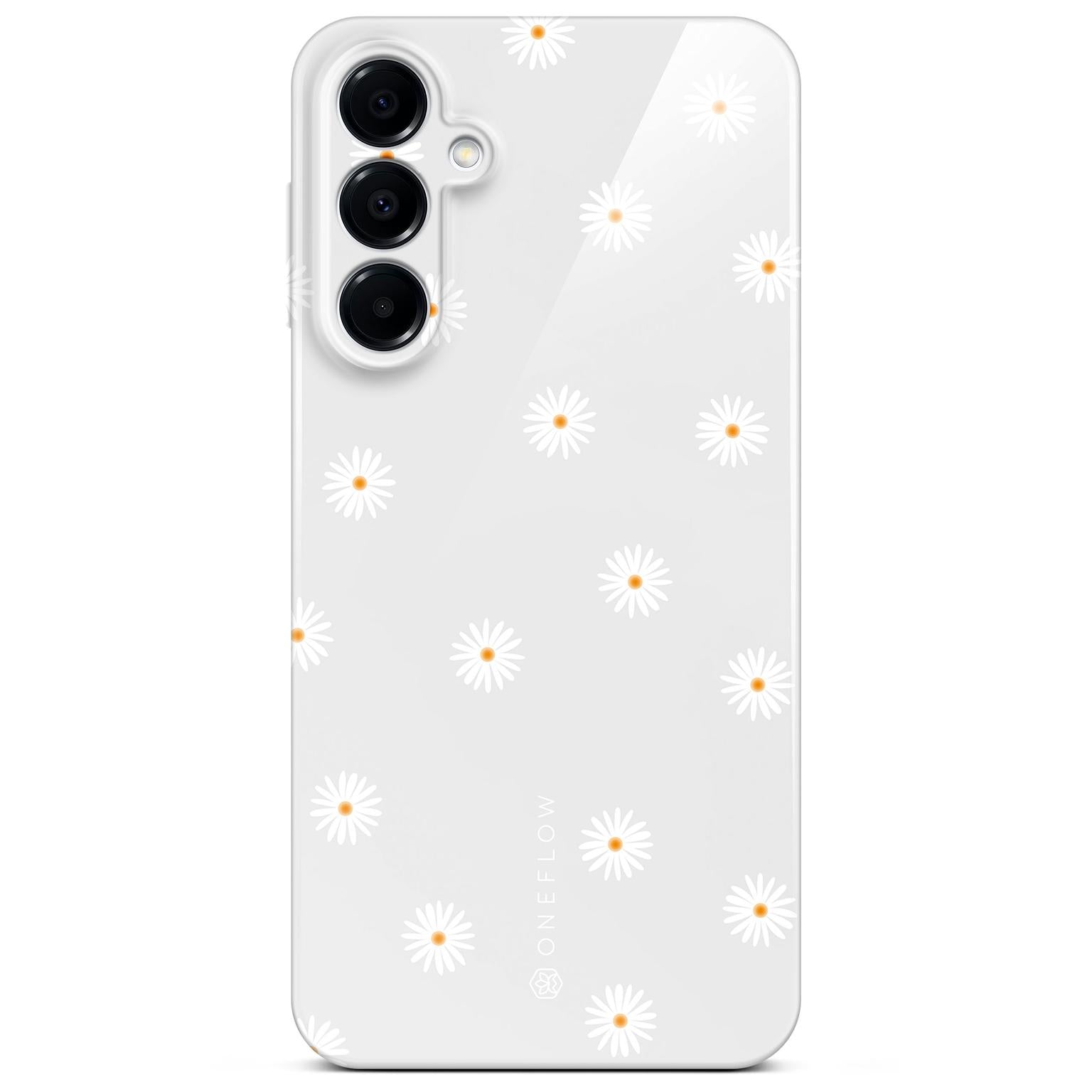 Splash Case für Samsung Galaxy A16 (4G) in der Farbe Daisy Delight (Grau)