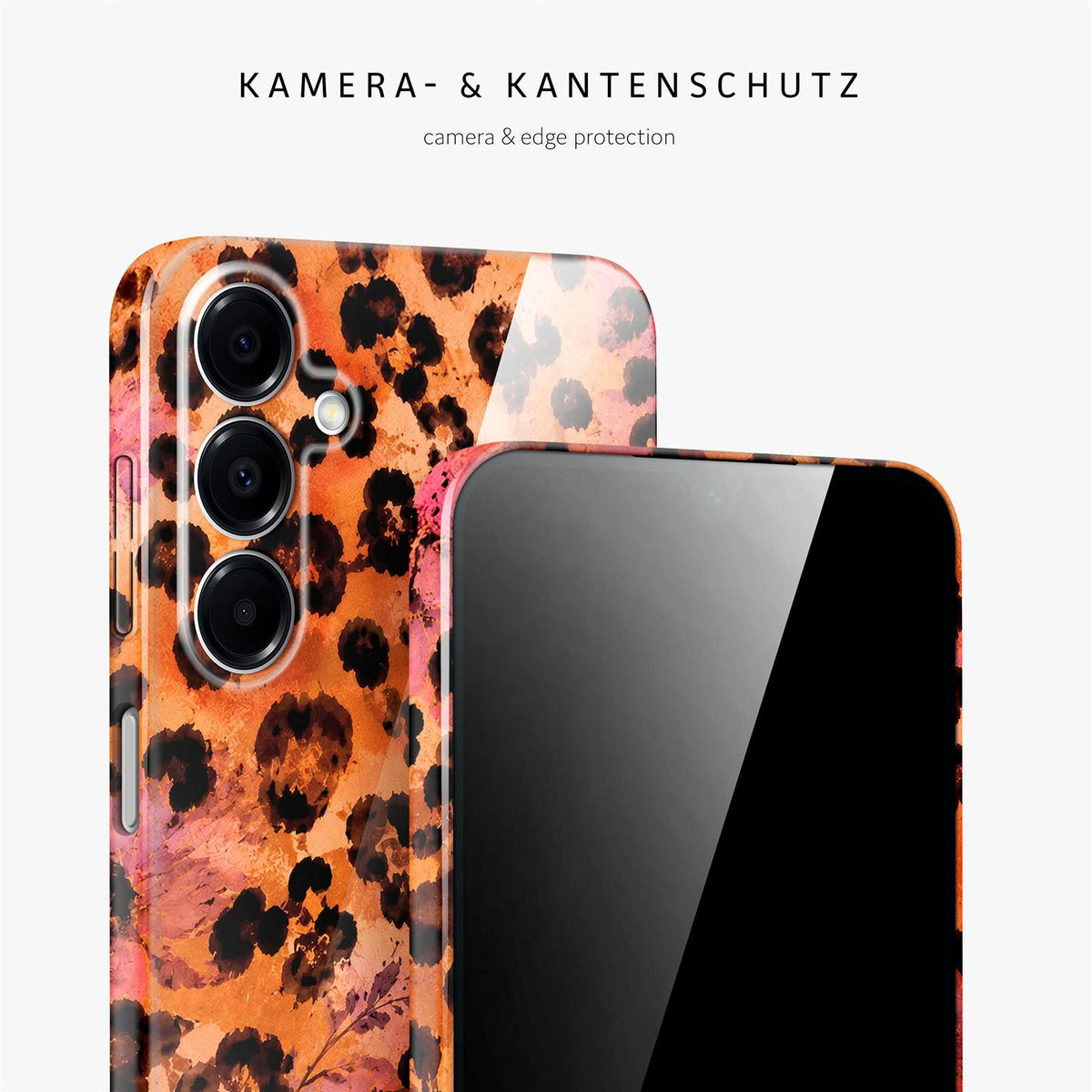 Splash Case für Samsung Galaxy A16 (4G) in der Farbe Glam Safari (Orange)