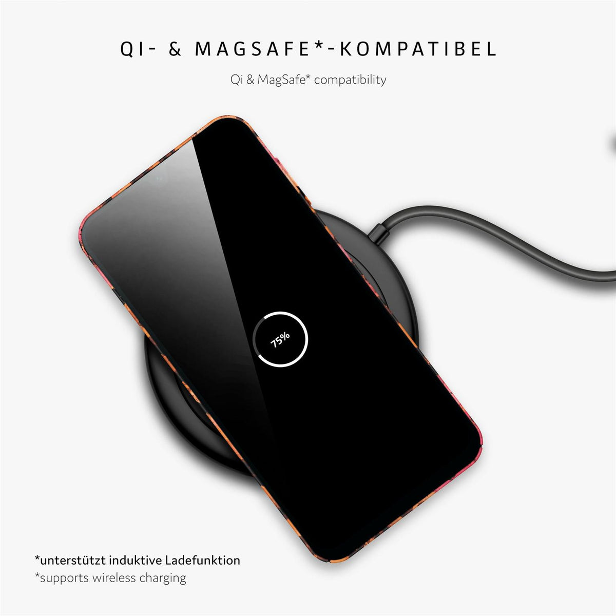 Splash Case für Samsung Galaxy A16 (4G) in der Farbe Glam Safari (Orange)