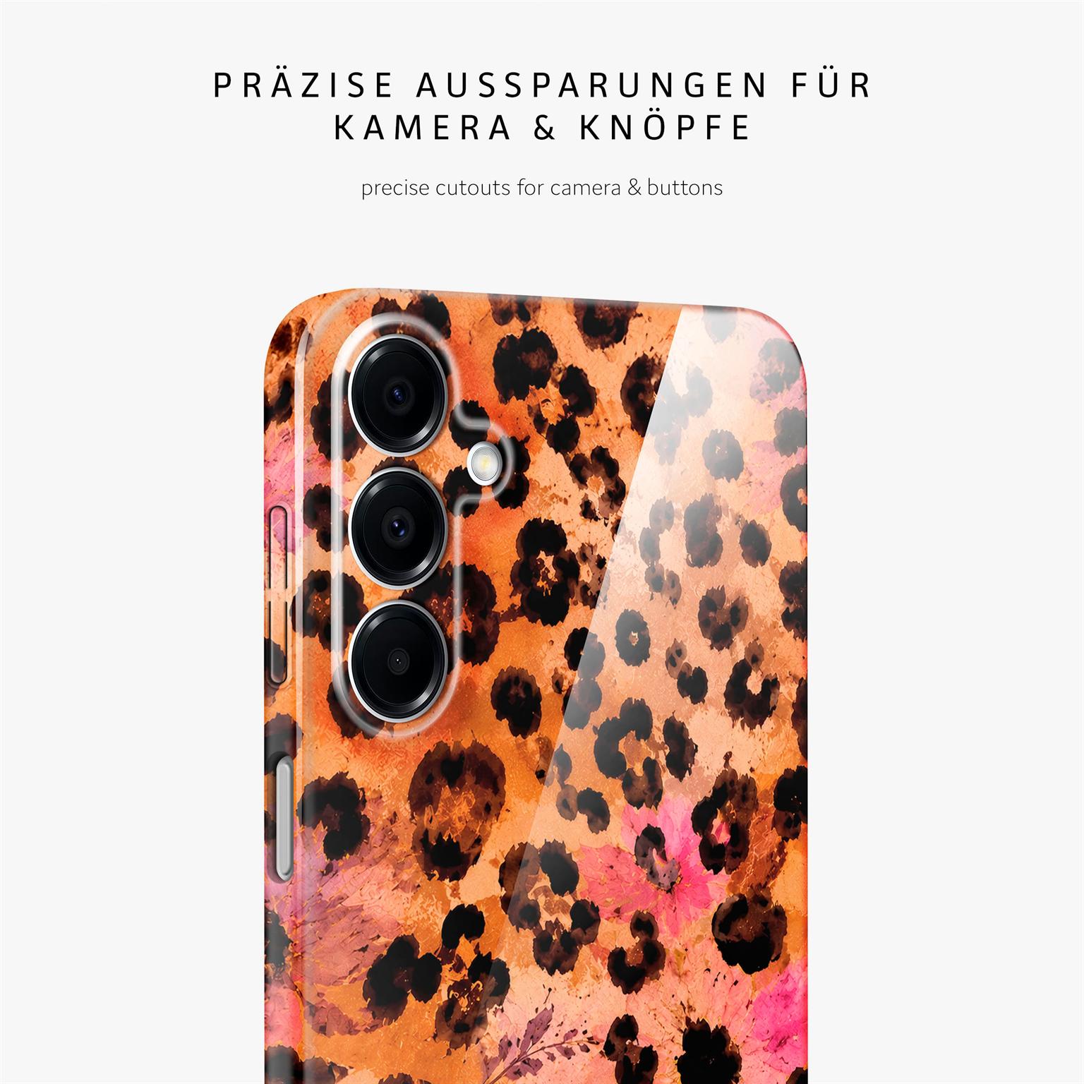 Splash Case für Samsung Galaxy A16 (4G) in der Farbe Glam Safari (Orange)