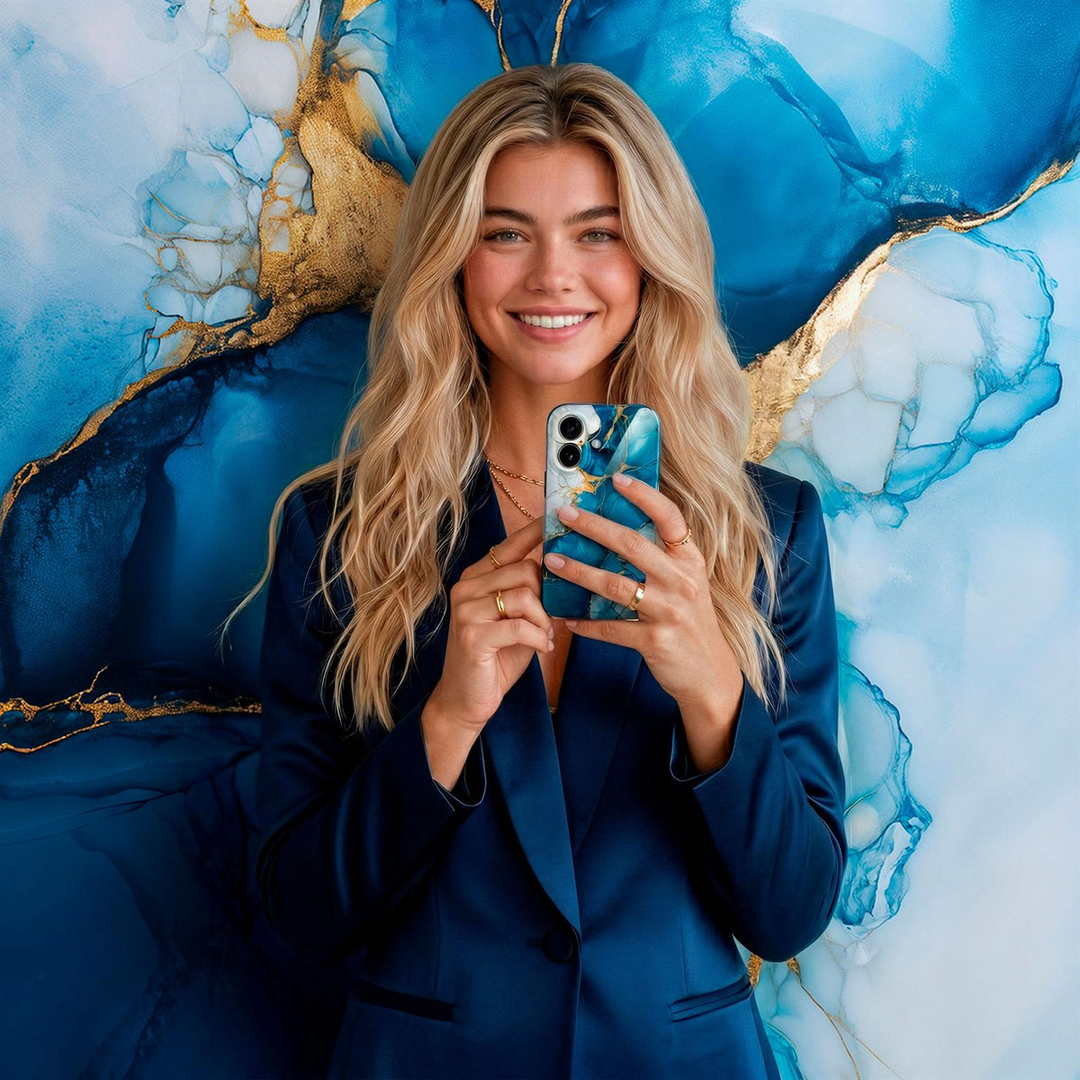 Bliss Cover für Samsung Galaxy A16 (4G) in der Farbe Sapphire Dream (Blau)*
