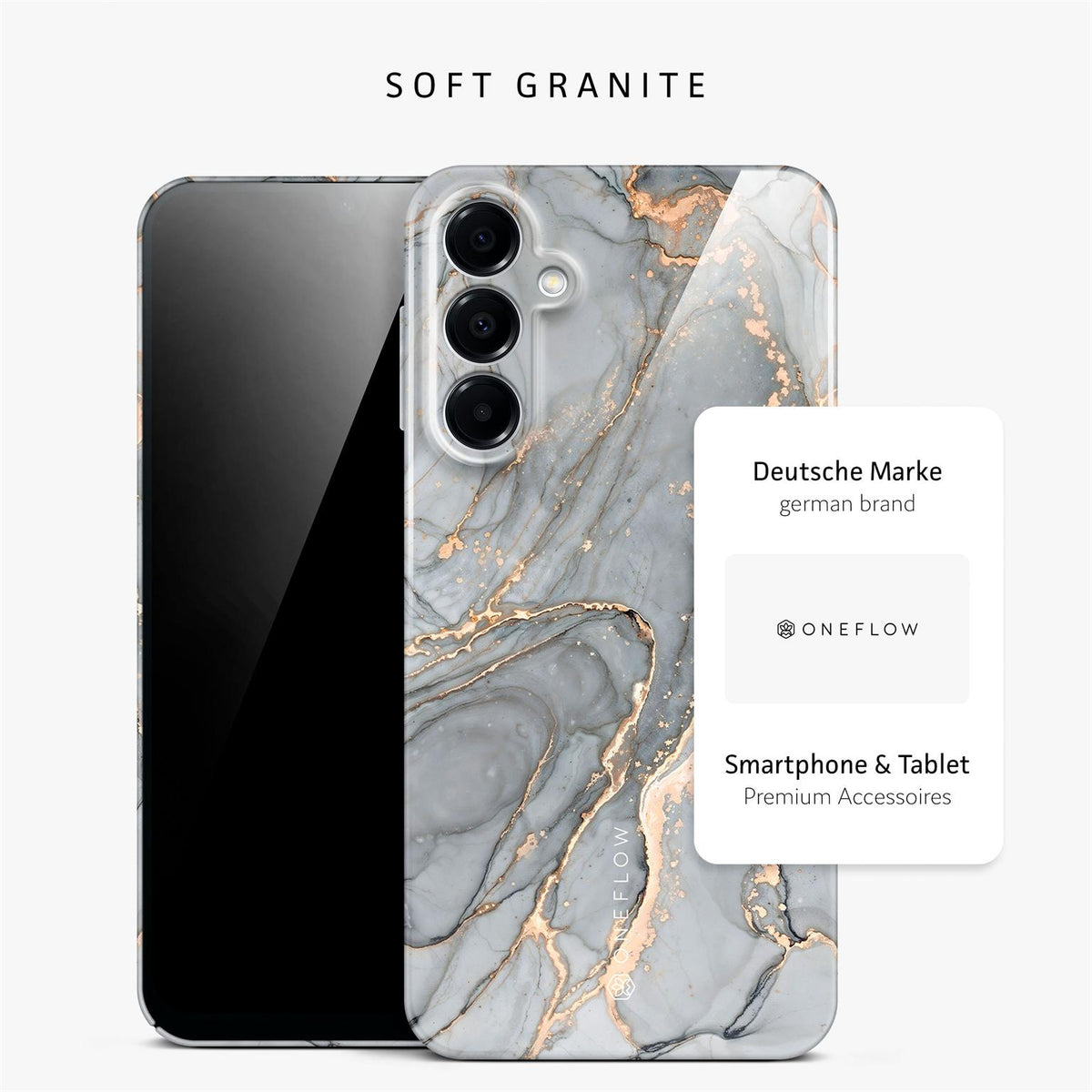 Bliss Cover für Samsung Galaxy A16 (4G) in der Farbe Soft Granite (Grau)