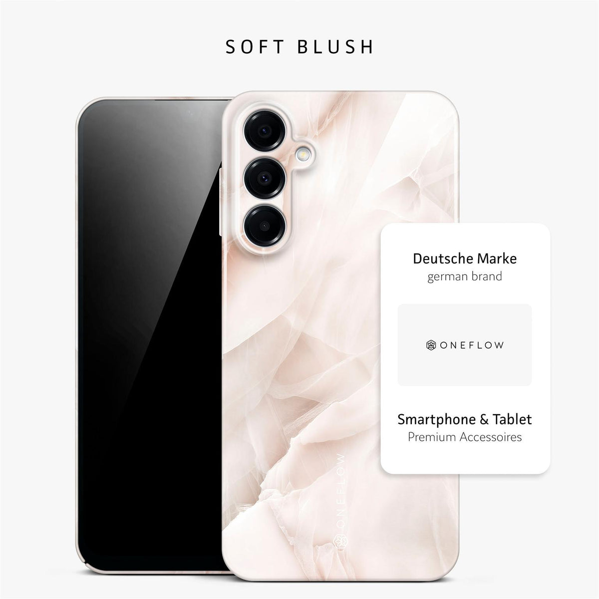 Bliss Cover für Samsung Galaxy A16 (4G) in der Farbe Soft Blush (Weiß)