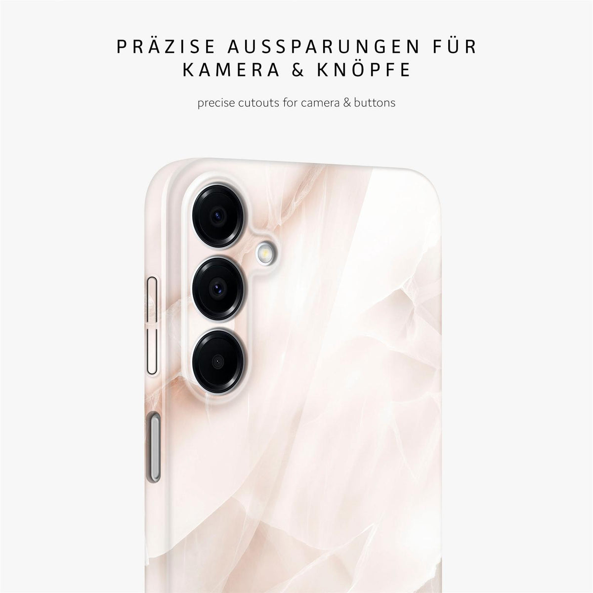 Bliss Cover für Samsung Galaxy A16 (4G) in der Farbe Soft Blush (Weiß)
