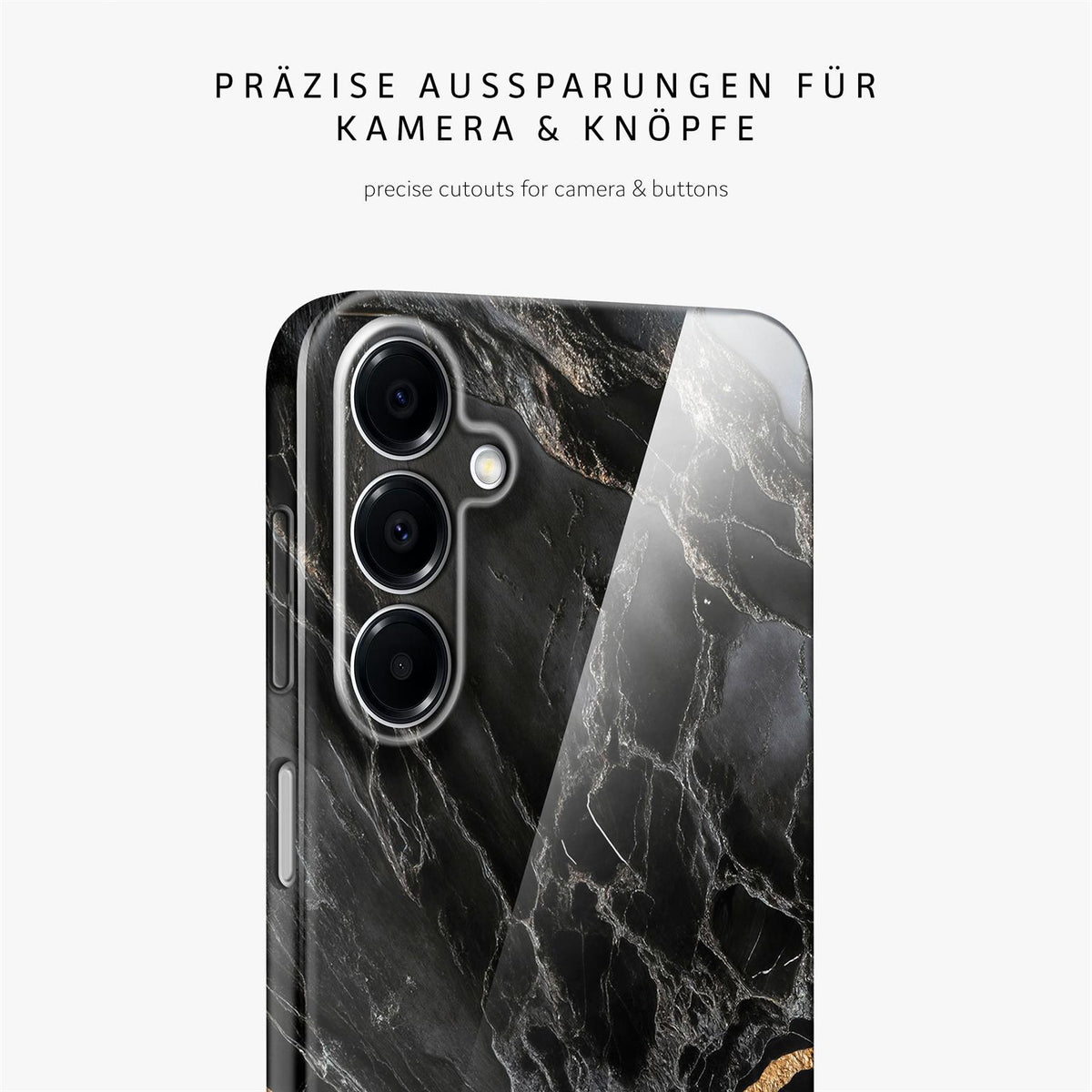 Bliss Cover für Samsung Galaxy A16 (4G) in der Farbe Black Mirage (Schwarz)