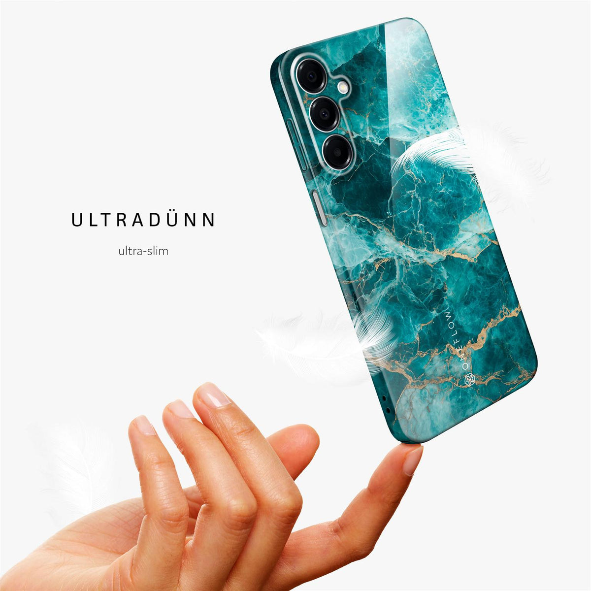 Bliss Cover für Samsung Galaxy A16 (4G) in der Farbe Aqua Prism (Blau)