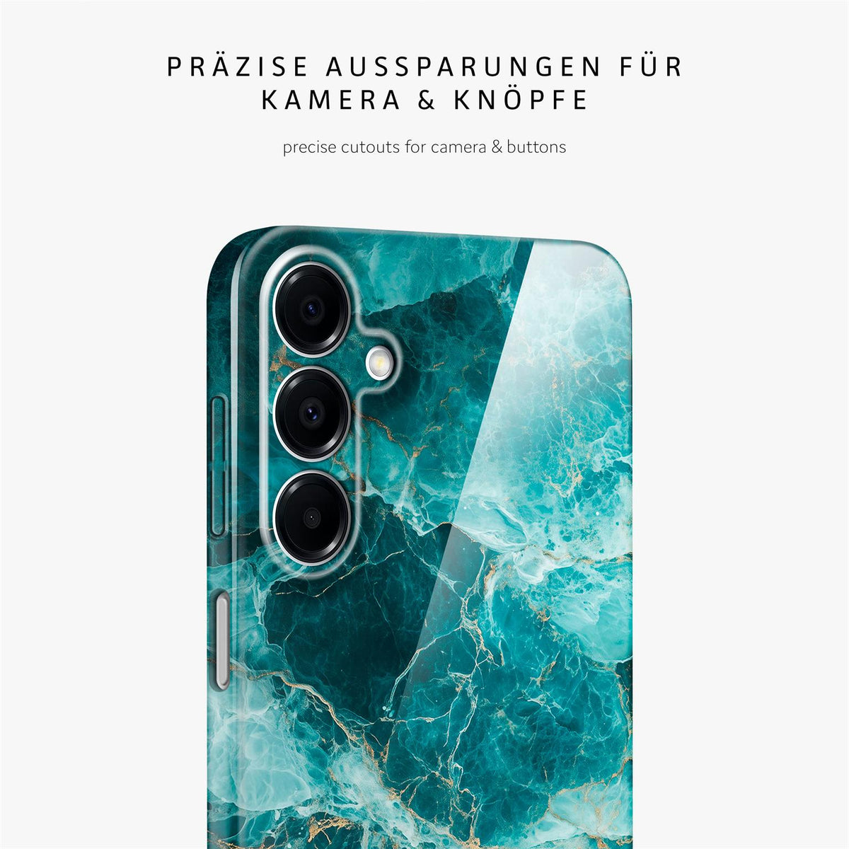 Bliss Cover für Samsung Galaxy A16 (4G) in der Farbe Aqua Prism (Blau)