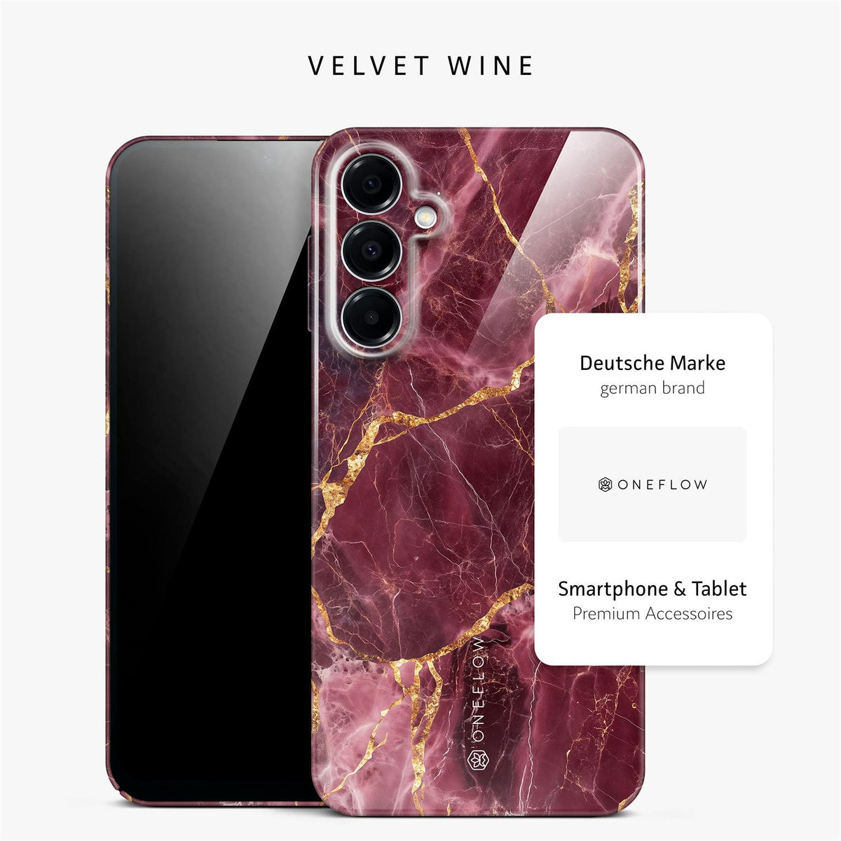 Bliss Cover für Samsung Galaxy A16 (4G) in der Farbe Velvet Wine (Rot)