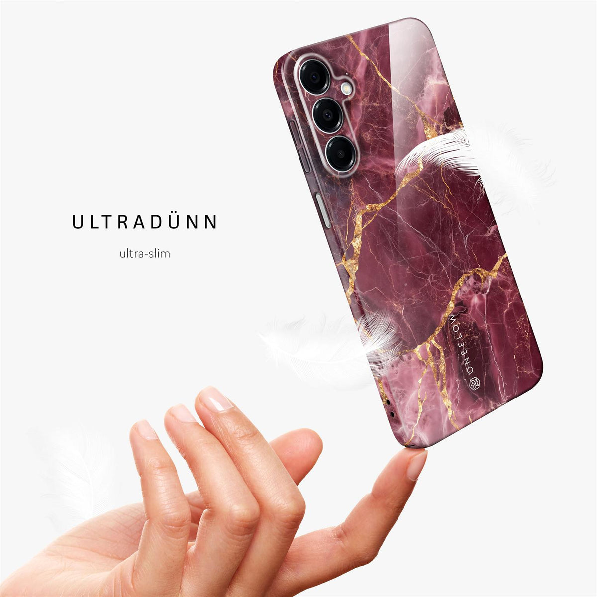 Bliss Cover für Samsung Galaxy A16 (4G) in der Farbe Velvet Wine (Rot)