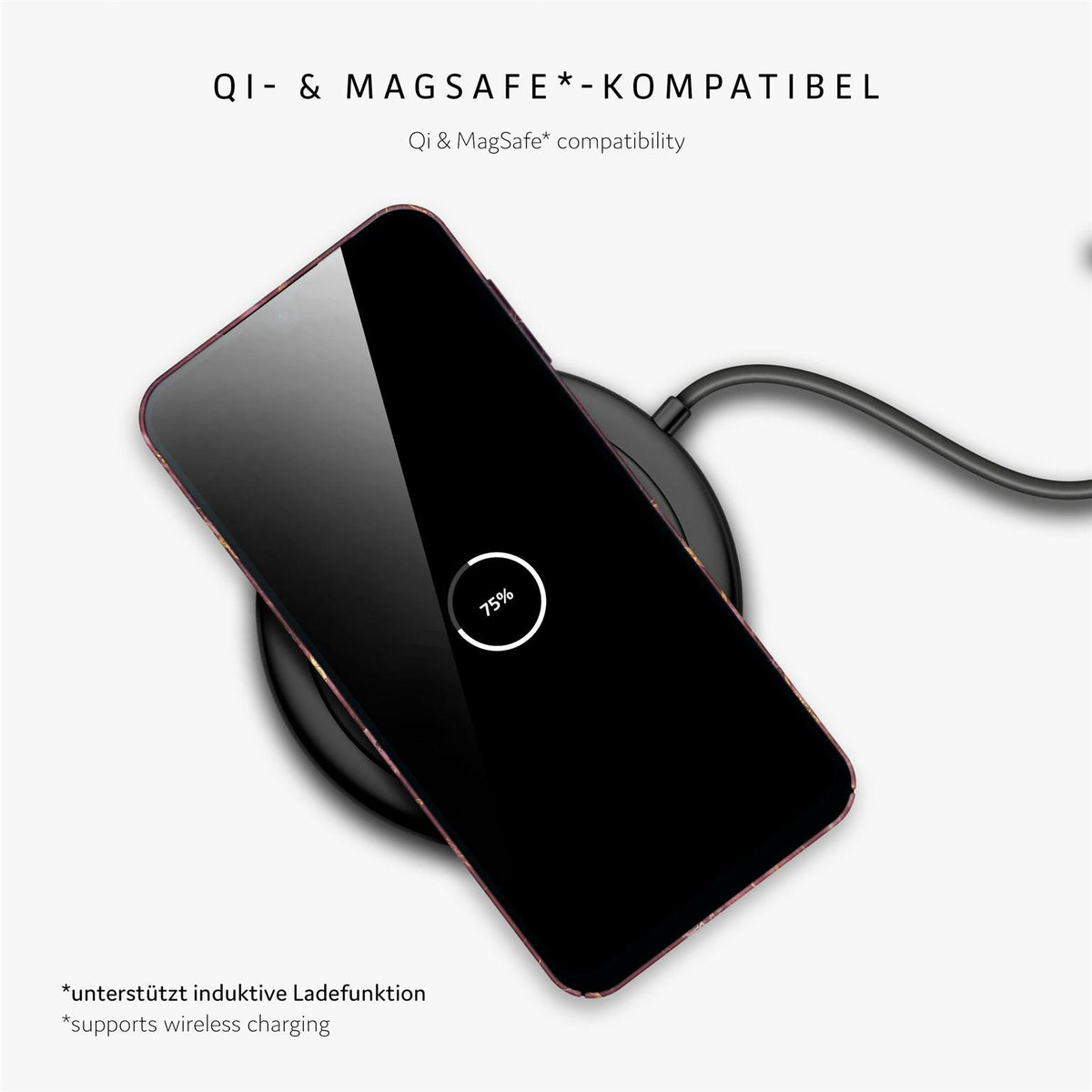 Bliss Cover für Samsung Galaxy A16 (4G) in der Farbe Velvet Wine (Rot)