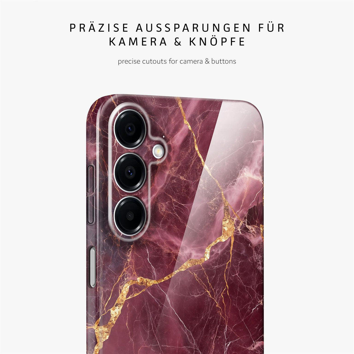 Bliss Cover für Samsung Galaxy A16 (4G) in der Farbe Velvet Wine (Rot)