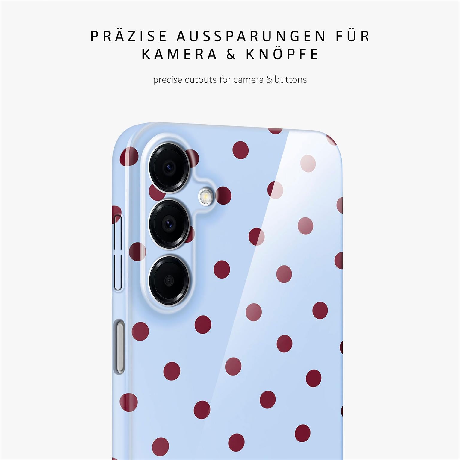 Splash Case für Samsung Galaxy A16 (4G) in der Farbe Cherry Sky (Blau)