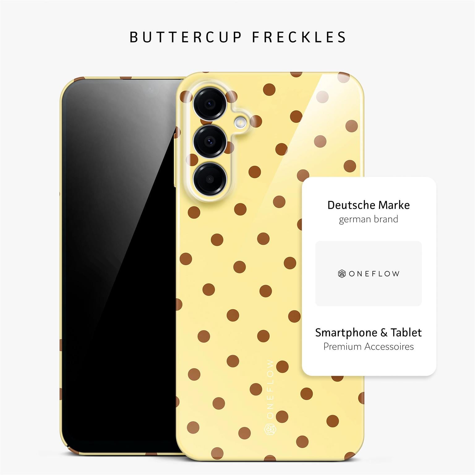Splash Case für Samsung Galaxy A16 (4G) in der Farbe Buttercup Freckles (Gelb)
