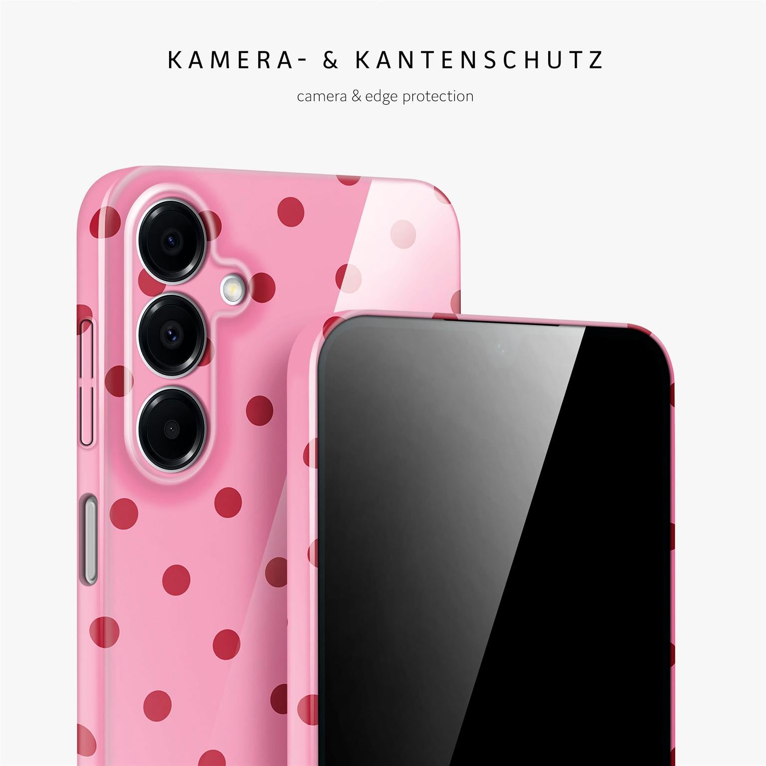 Splash Case für Samsung Galaxy A16 (4G) in der Farbe Berry Dots (Rosa / Pink)