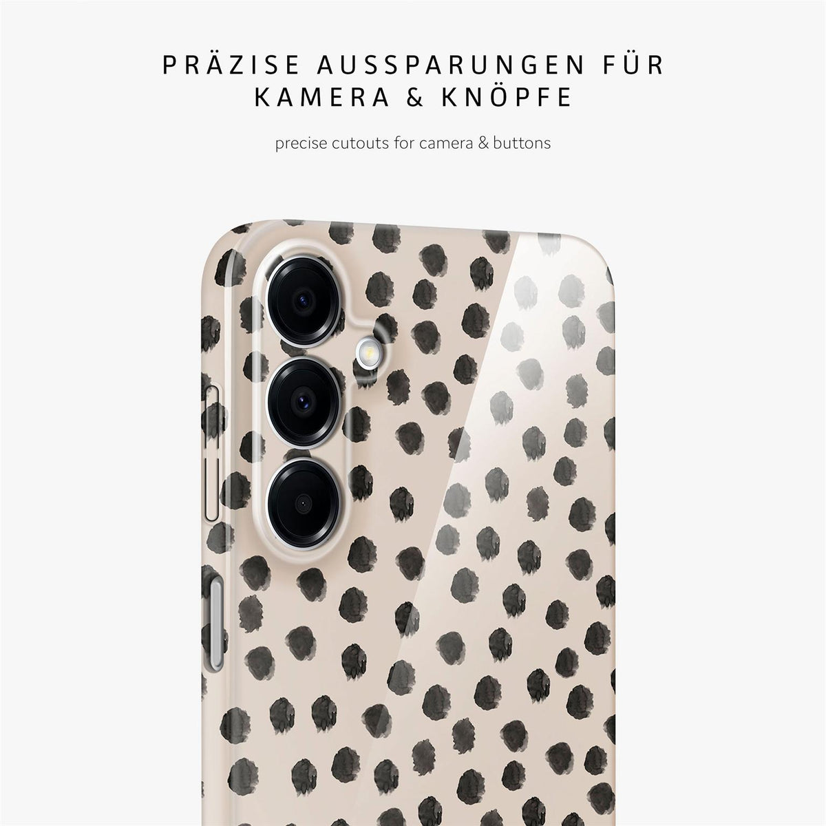 Splash Case für Samsung Galaxy A16 (4G) in der Farbe Cookies & Cream (Braun / Beige)