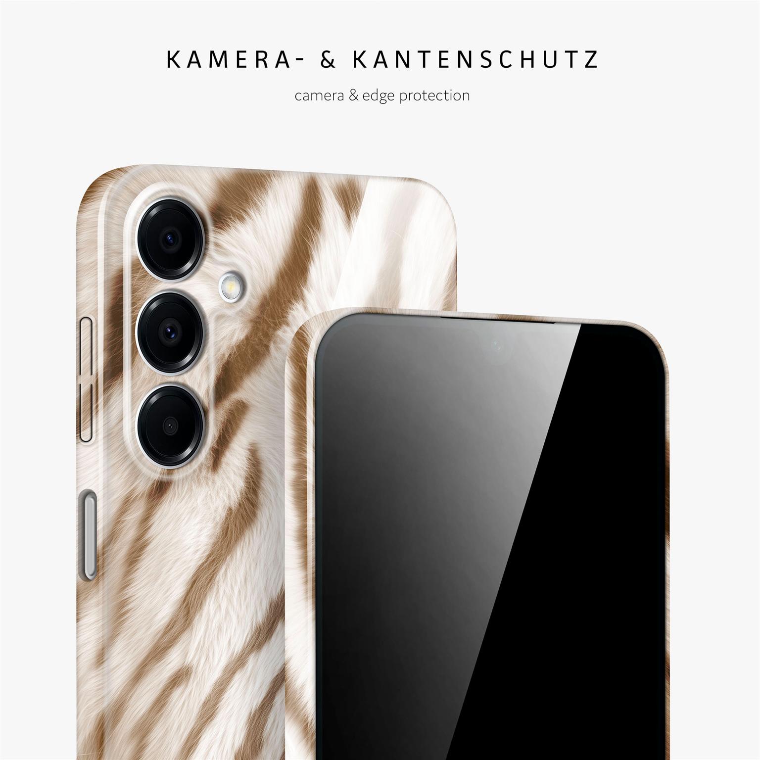 Wild Cover für Samsung Galaxy A16 (4G) in der Farbe Caramel Tiger (Braun / Beige)