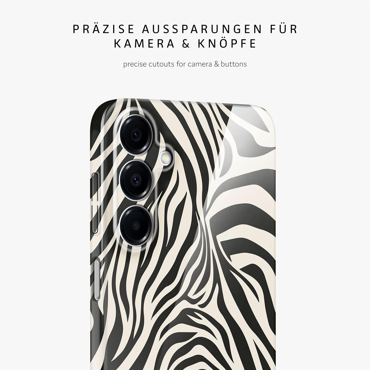 Wild Cover für Samsung Galaxy A16 (4G) in der Farbe Electric Zebra (Mehrfarbig)