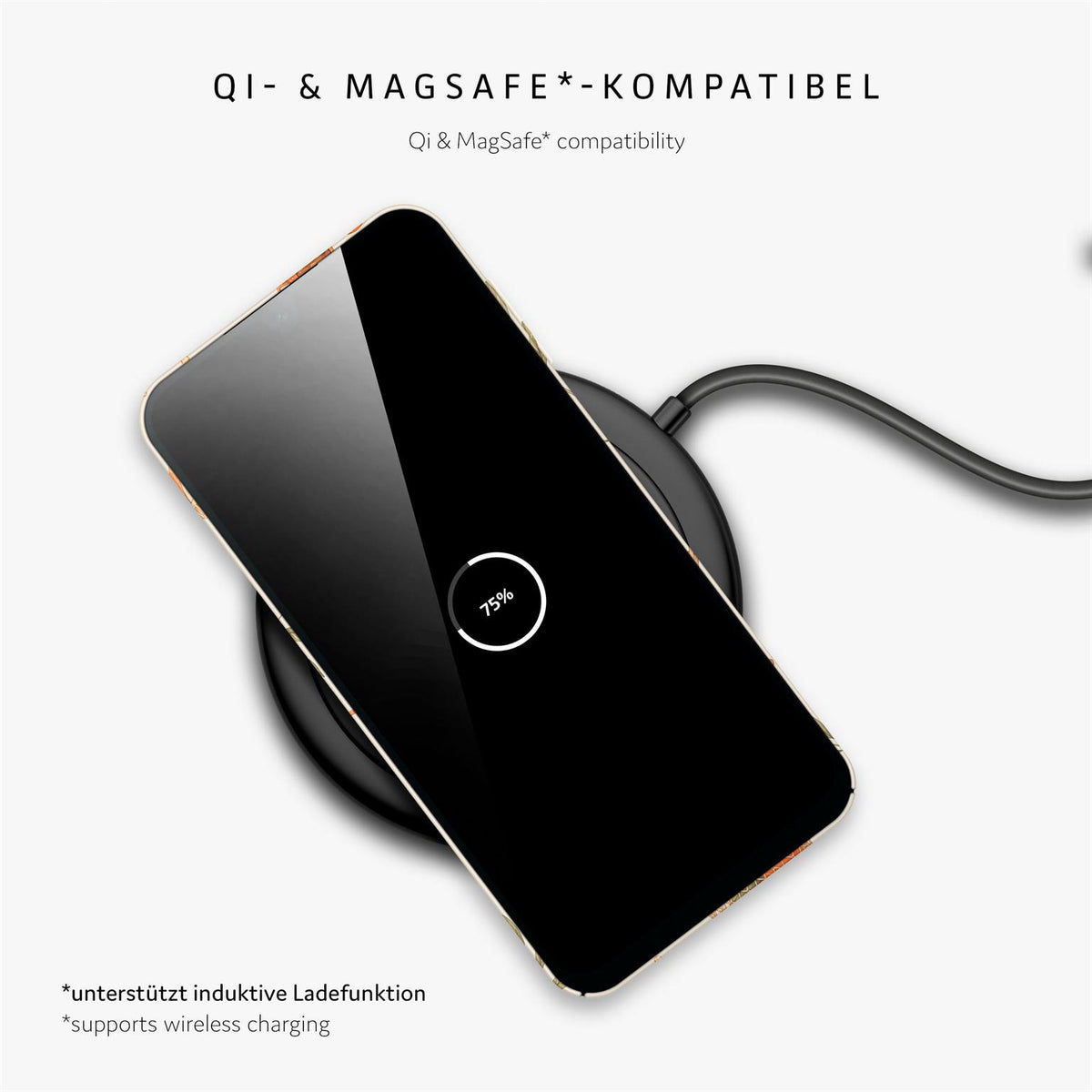 Splash Case für Samsung Galaxy A16 5G in der Farbe Spritz Society (Braun / Beige)