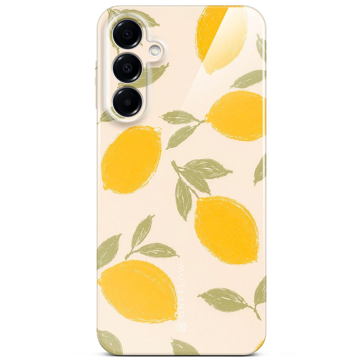 Splash Case für Samsung Galaxy A16 5G in der Farbe Lemon Babe (Braun / Beige)