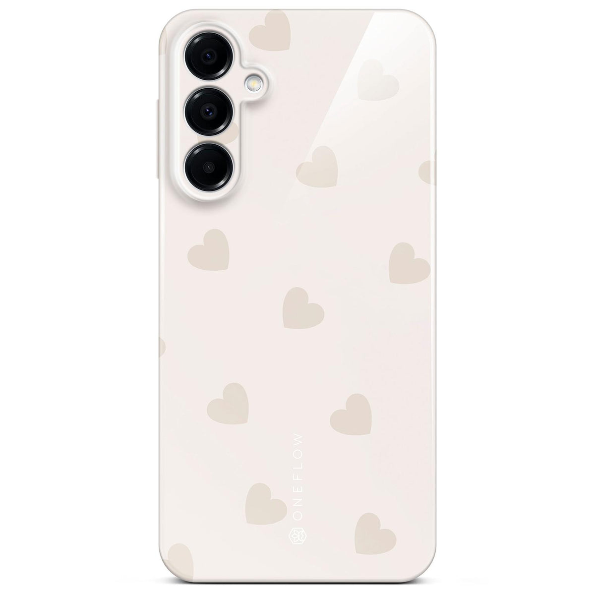 Splash Case für Samsung Galaxy A16 5G in der Farbe Latte Love (Braun / Beige)