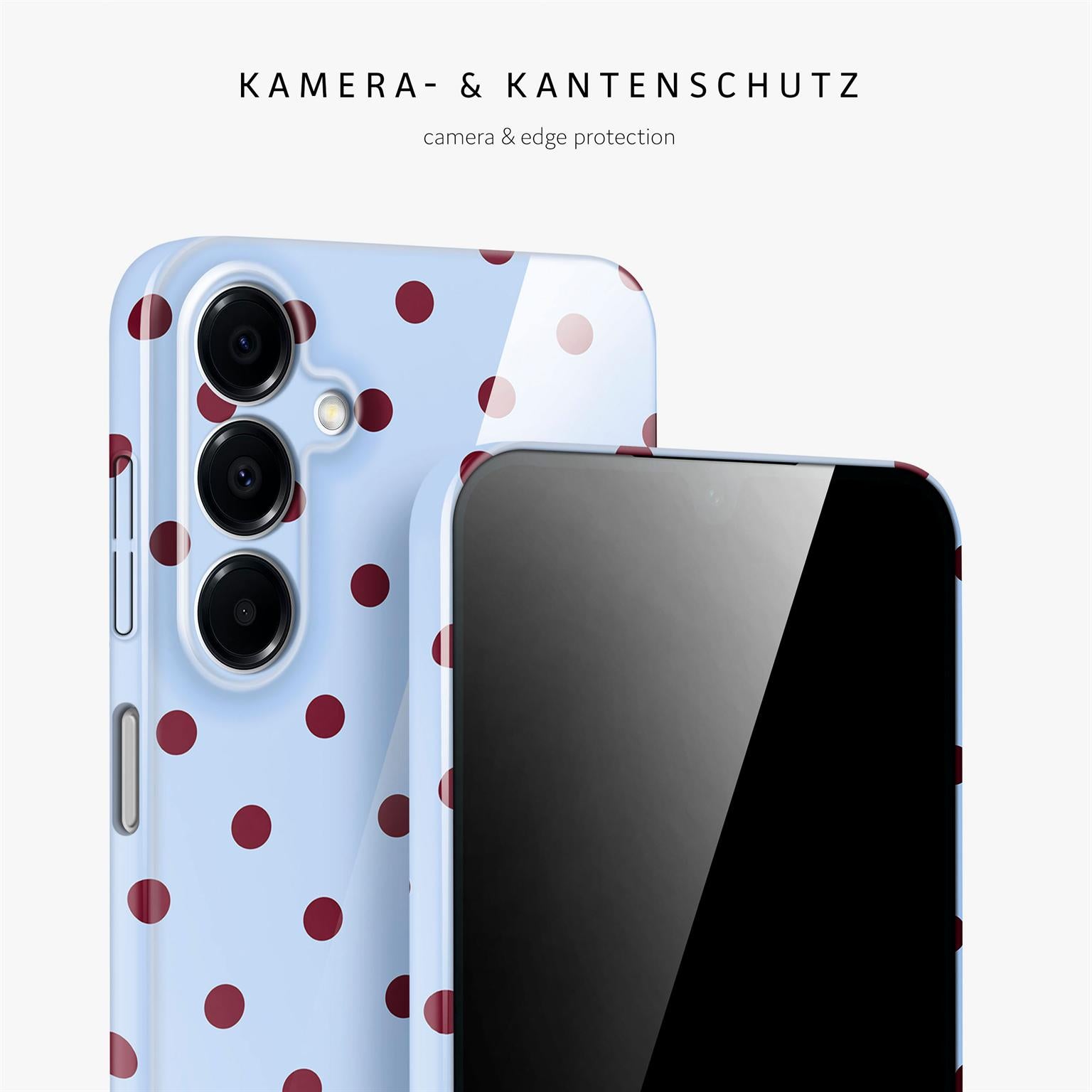 Splash Case für Samsung Galaxy A16 5G in der Farbe Cherry Sky (Blau)