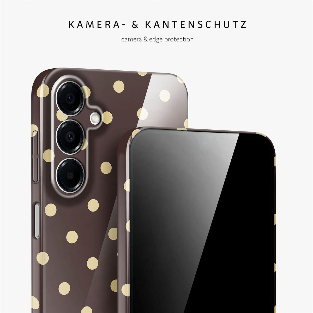 Splash Case für Samsung Galaxy A16 5G in der Farbe Espresso Sprinkles (Braun / Beige)