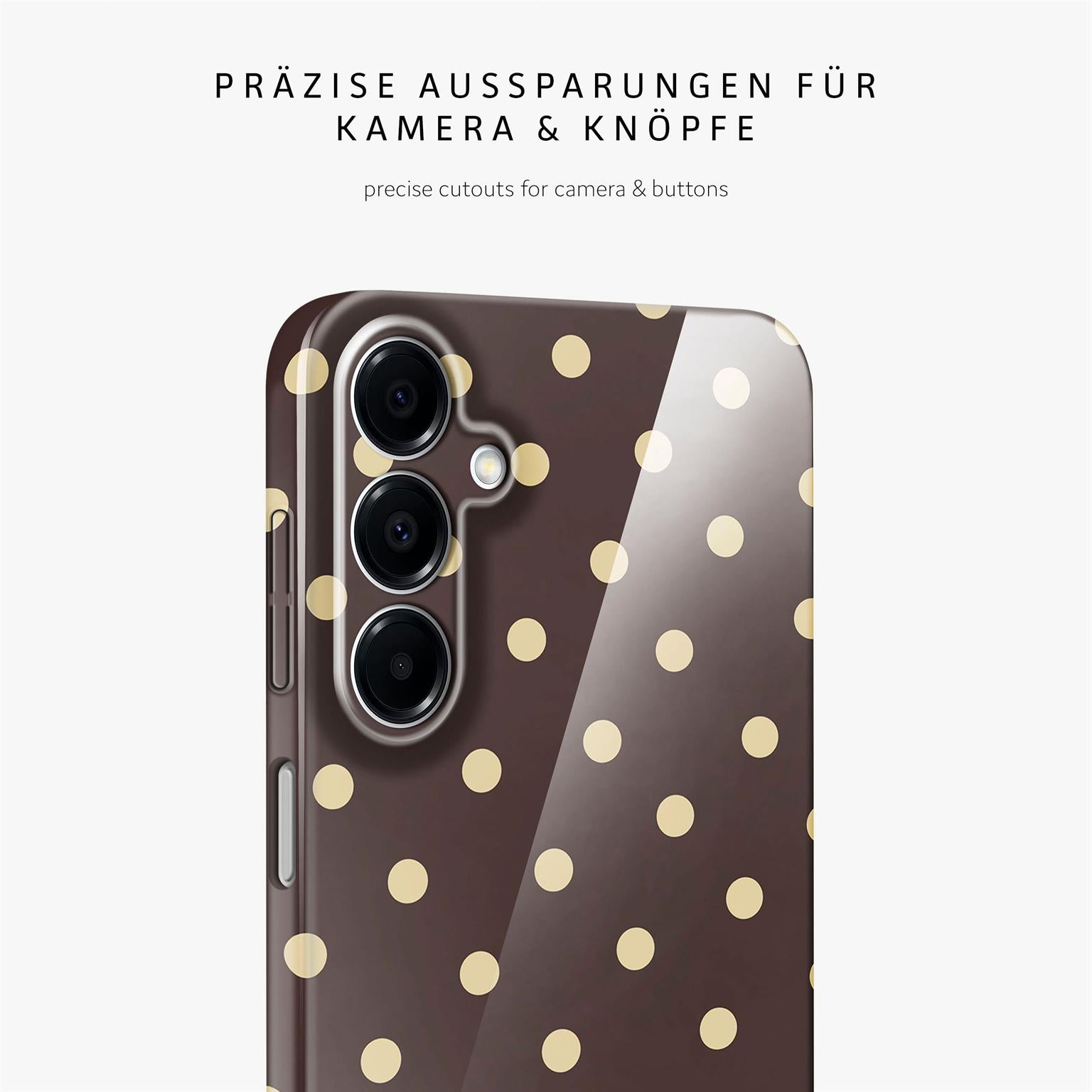 Splash Case für Samsung Galaxy A16 5G in der Farbe Espresso Sprinkles (Braun / Beige)