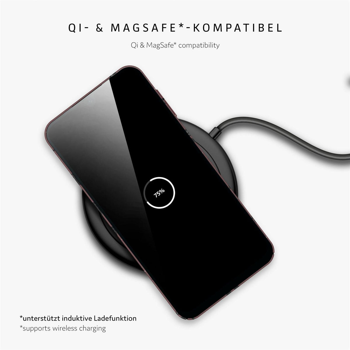 Splash Case für Samsung Galaxy A16 5G in der Farbe Parisian Kiss (Rot)