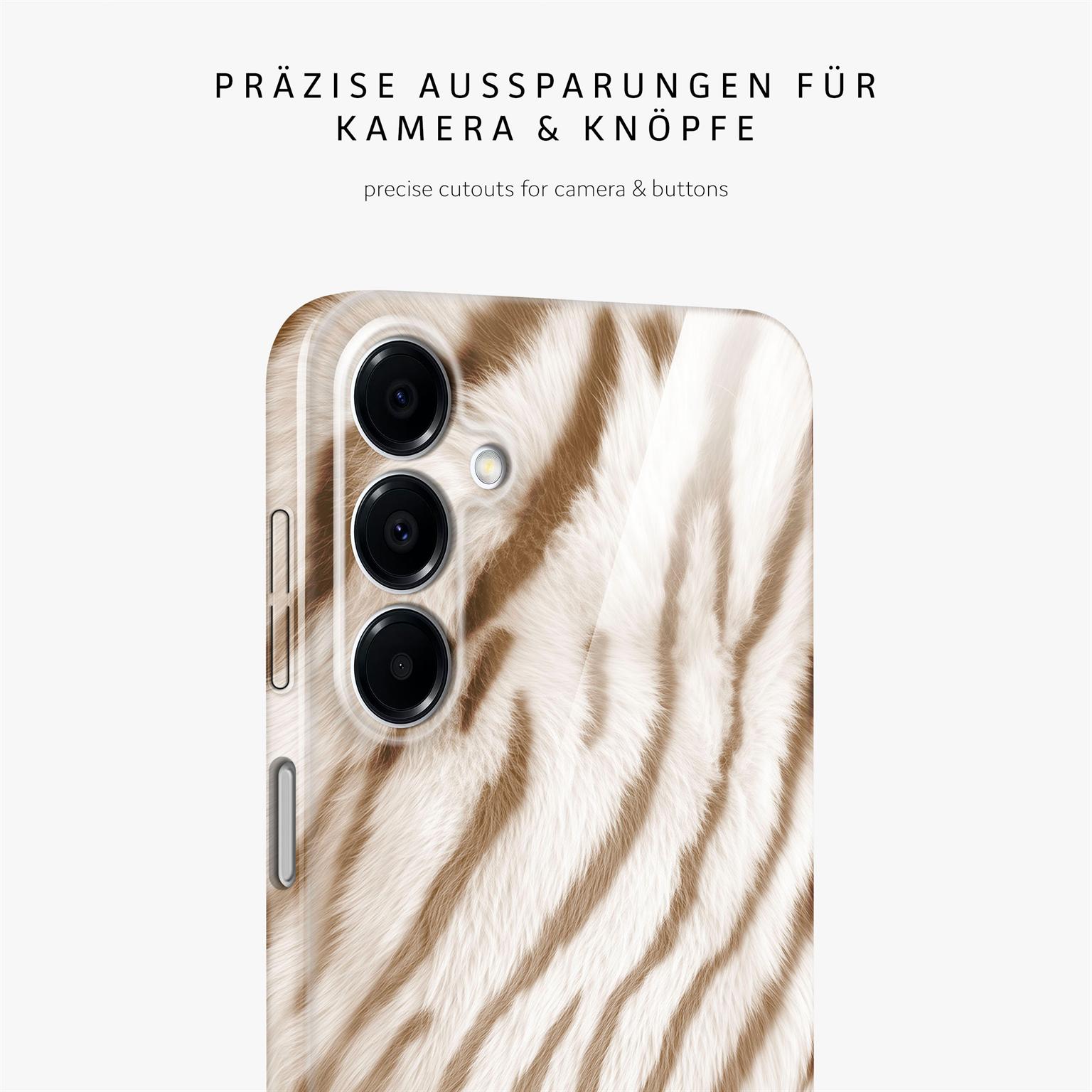 Wild Cover für Samsung Galaxy A16 5G in der Farbe Caramel Tiger (Braun / Beige)