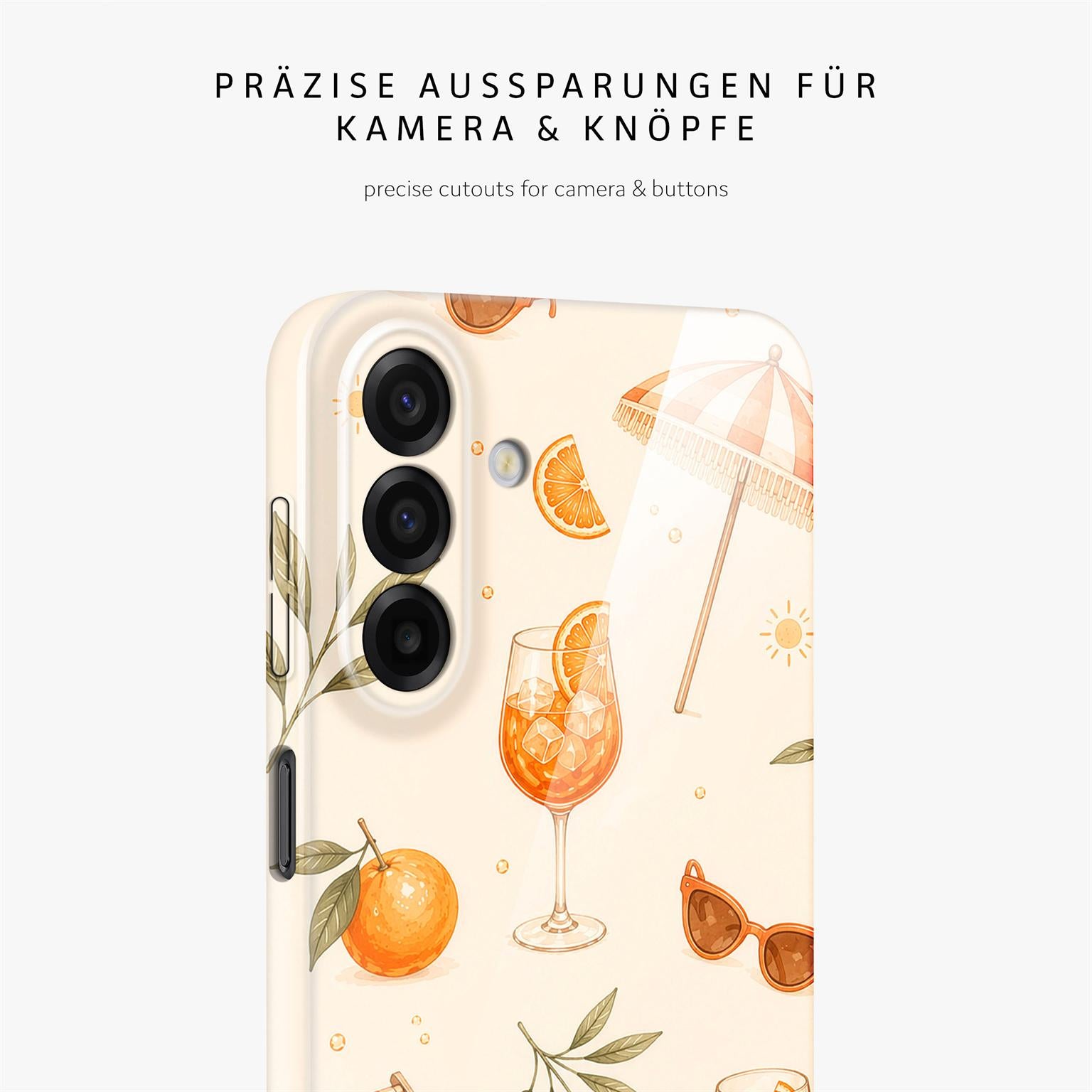 Splash Case für Samsung Galaxy A17 (4G) in der Farbe Spritz Society (Braun / Beige)