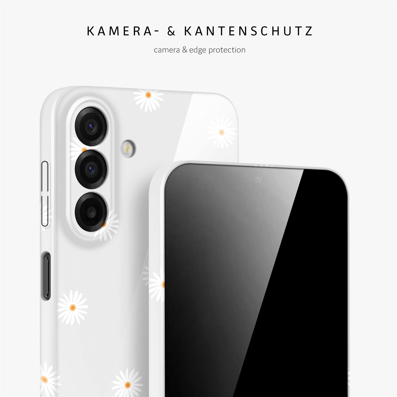 Splash Case für Samsung Galaxy A17 (4G) in der Farbe Daisy Delight (Grau)