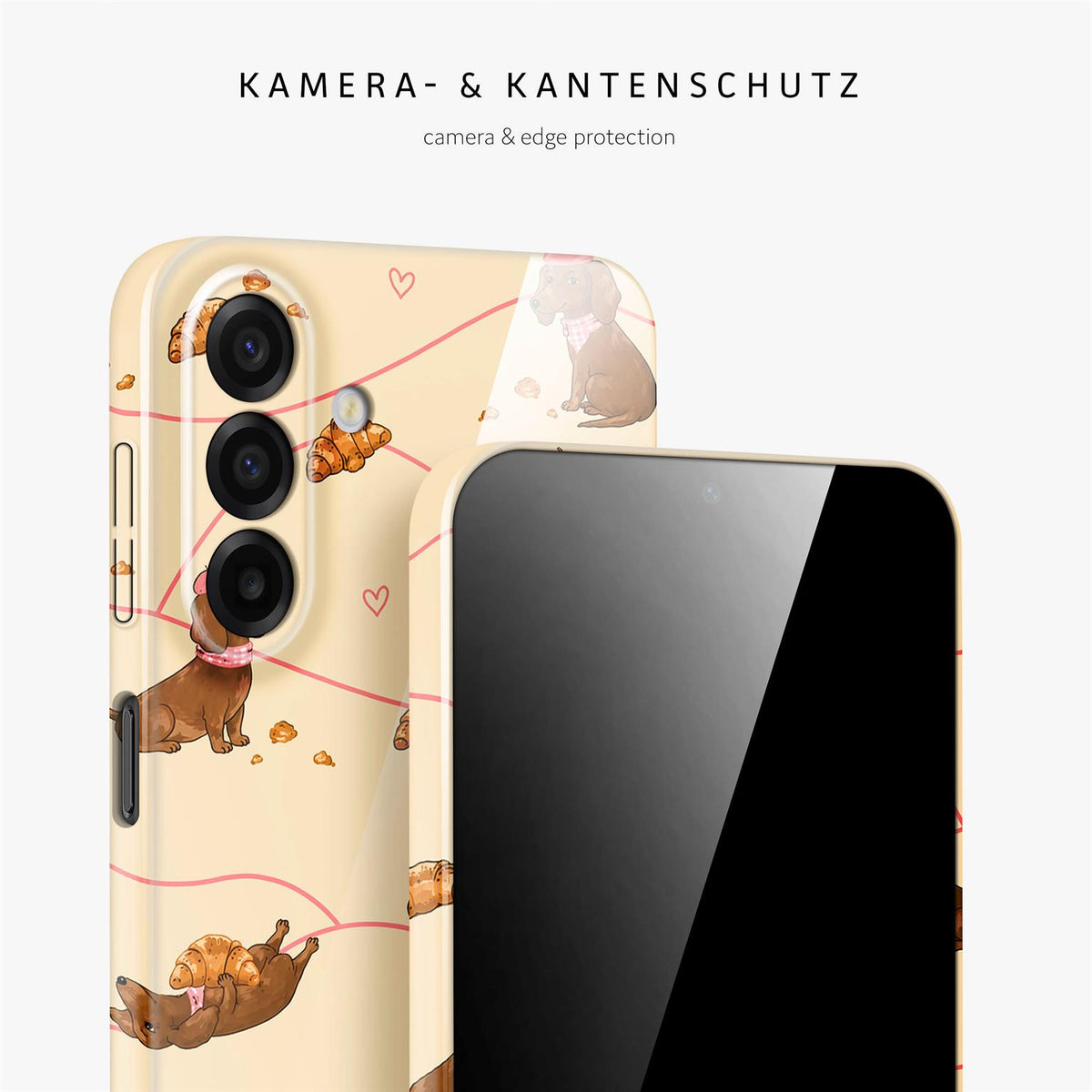 Splash Case für Samsung Galaxy A17 (4G) in der Farbe Doxie Deluxe (Braun / Beige)