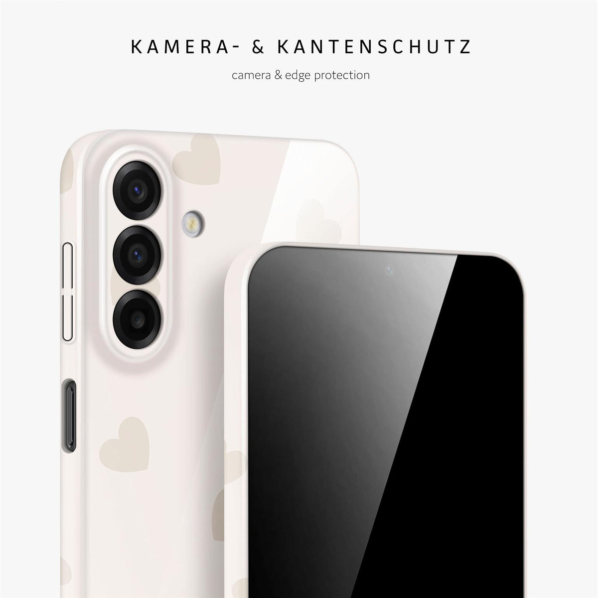 Splash Case für Samsung Galaxy A17 (4G) in der Farbe Latte Love (Braun / Beige)