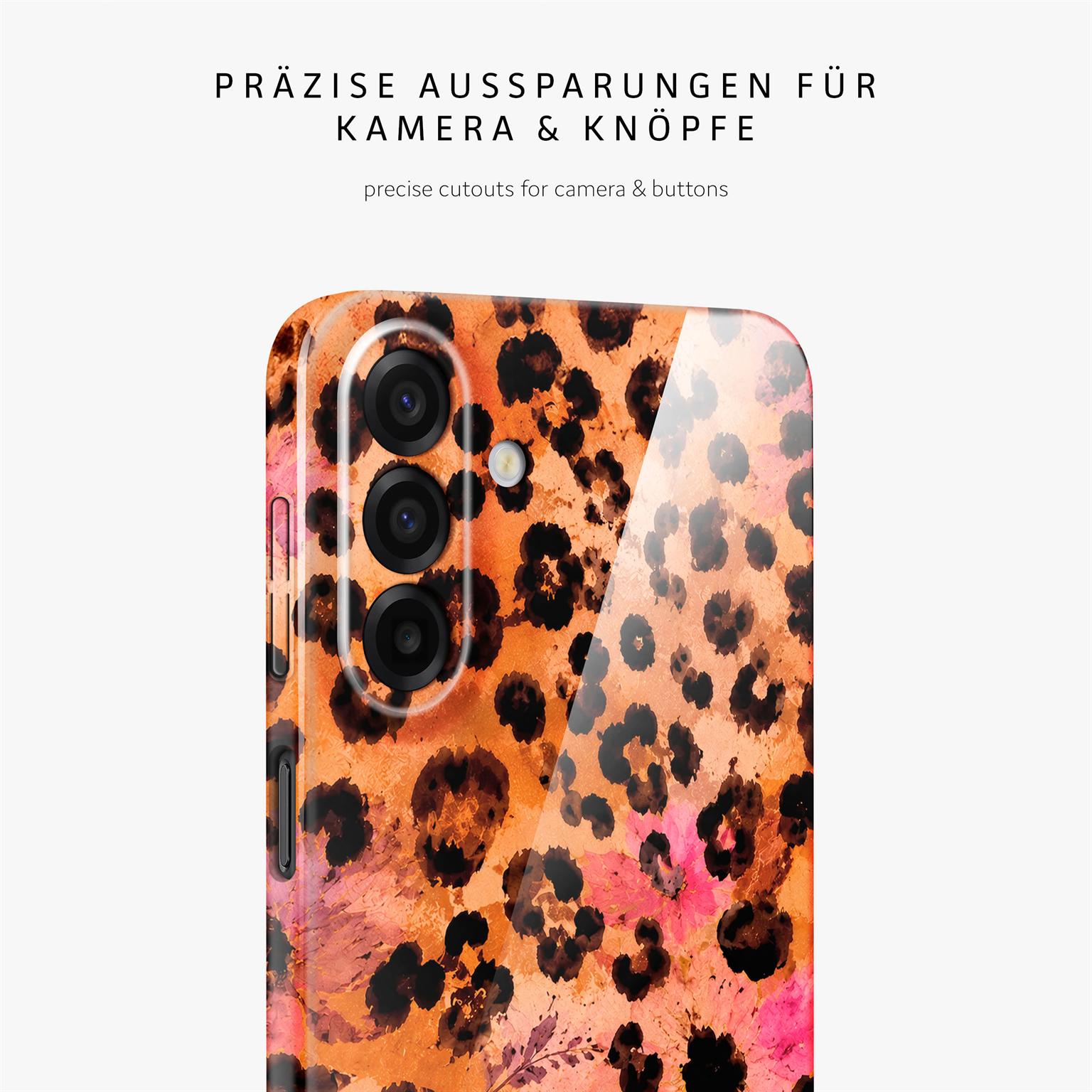 Splash Case für Samsung Galaxy A17 (4G) in der Farbe Glam Safari (Orange)