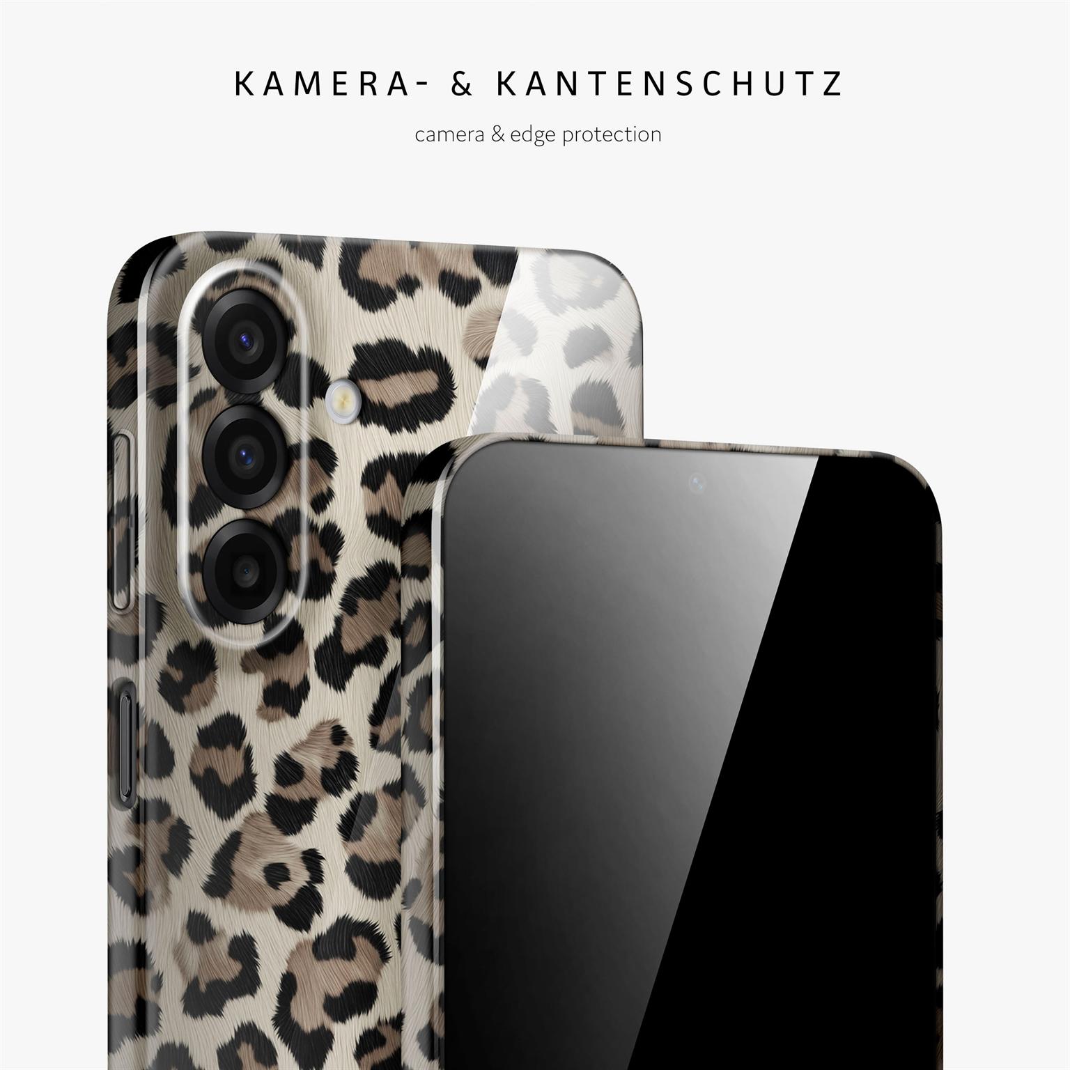 Wild Cover für Samsung Galaxy A17 (4G) in der Farbe Golden Leopard (Gold)