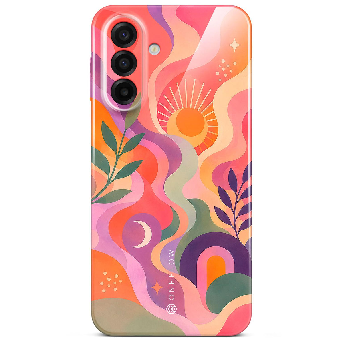 Splash Case für Samsung Galaxy A17 (4G) in der Farbe Peach Eclipse (Mehrfarbig (bunt))