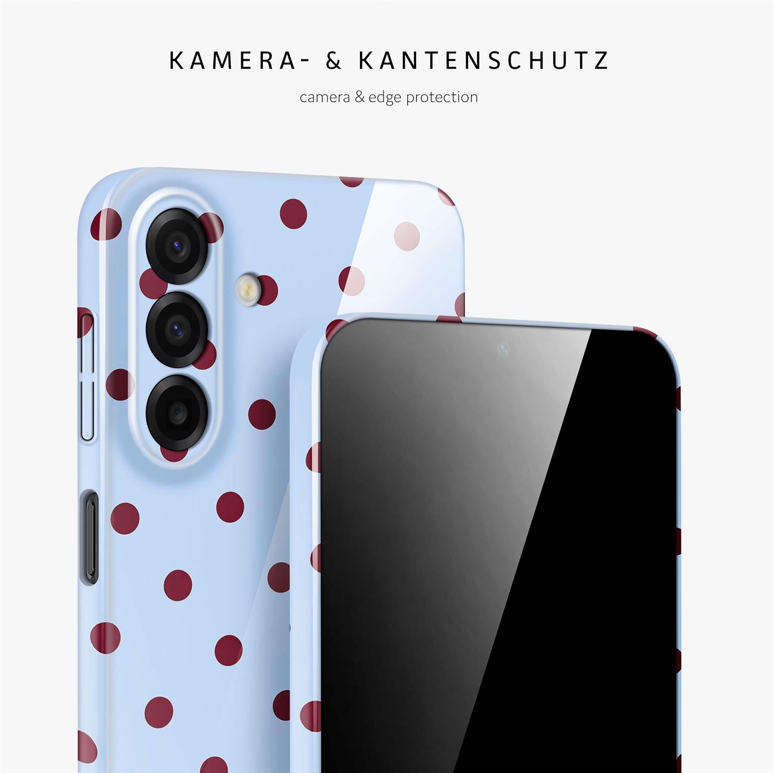 Splash Case für Samsung Galaxy A17 (4G) in der Farbe Cherry Sky (Blau)