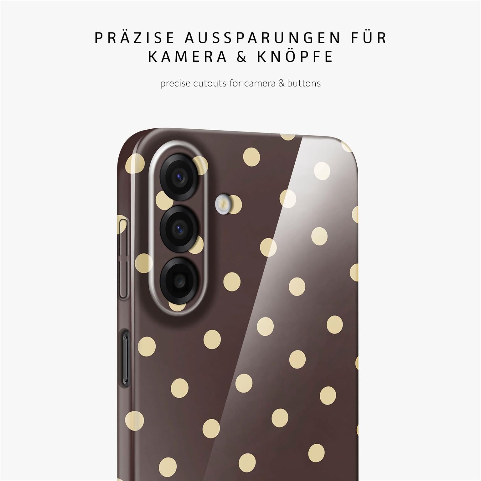 Splash Case für Samsung Galaxy A17 (4G) in der Farbe Espresso Sprinkles (Braun / Beige)