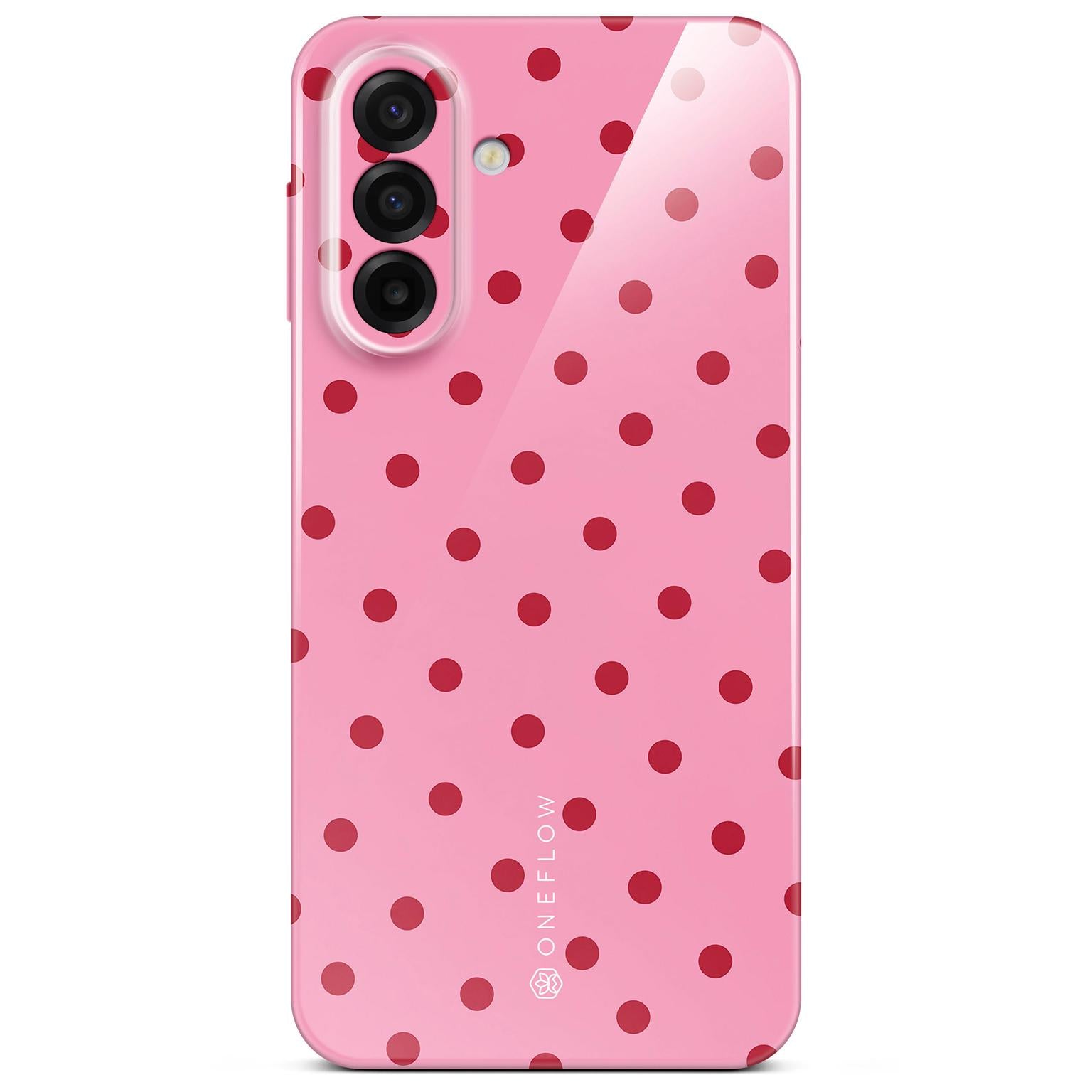 Splash Case für Samsung Galaxy A17 (4G) in der Farbe Berry Dots (Rosa / Pink)
