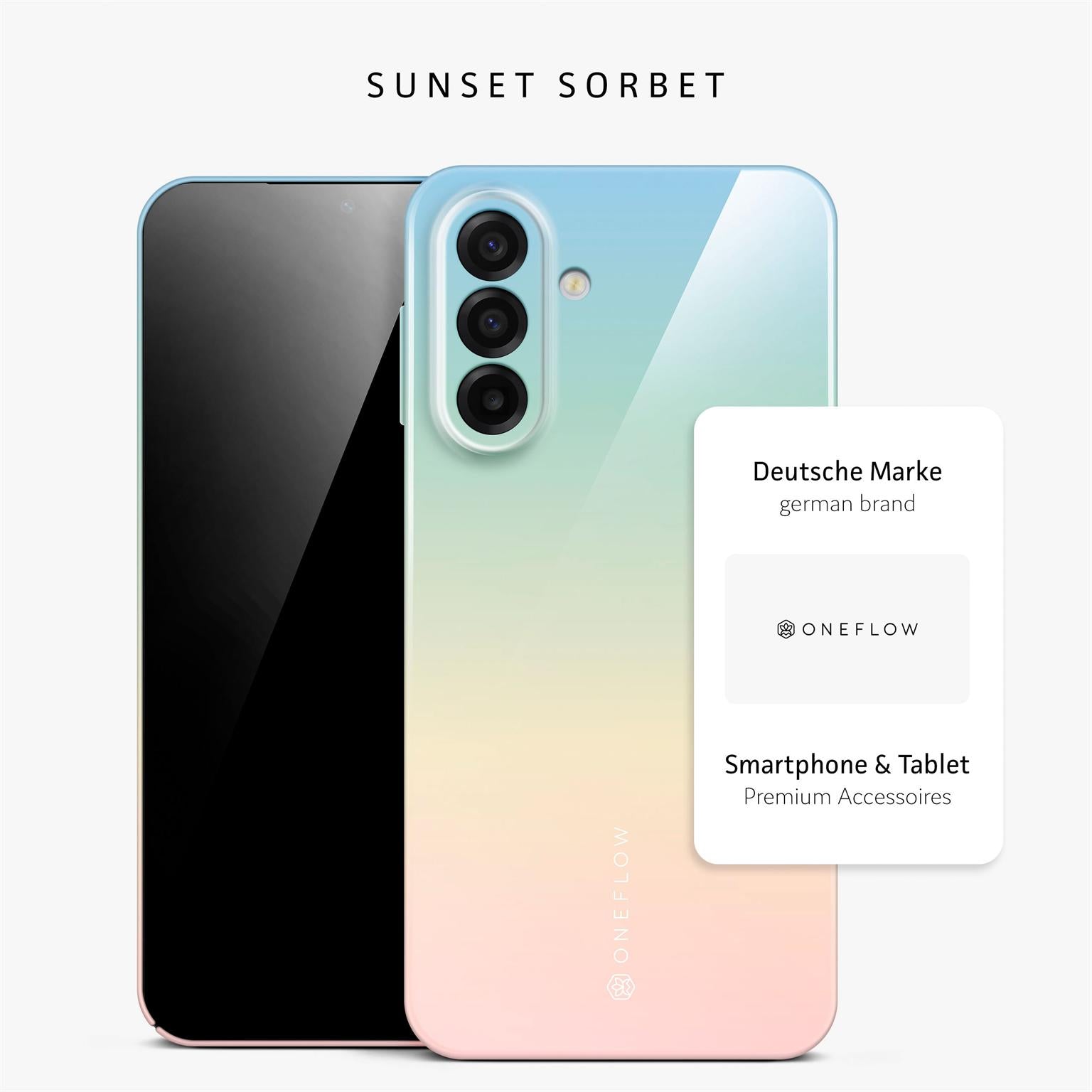 Splash Case für Samsung Galaxy A17 (4G) in der Farbe Sunset Sorbet (Mehrfarbig (bunt))
