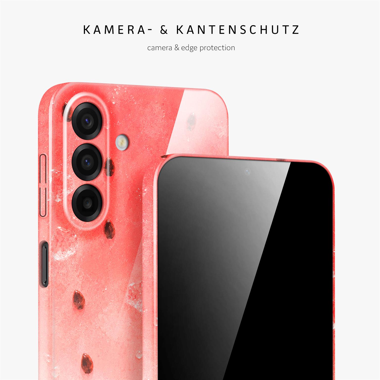 Splash Case für Samsung Galaxy A17 (4G) in der Farbe Melon Drip (Rot)